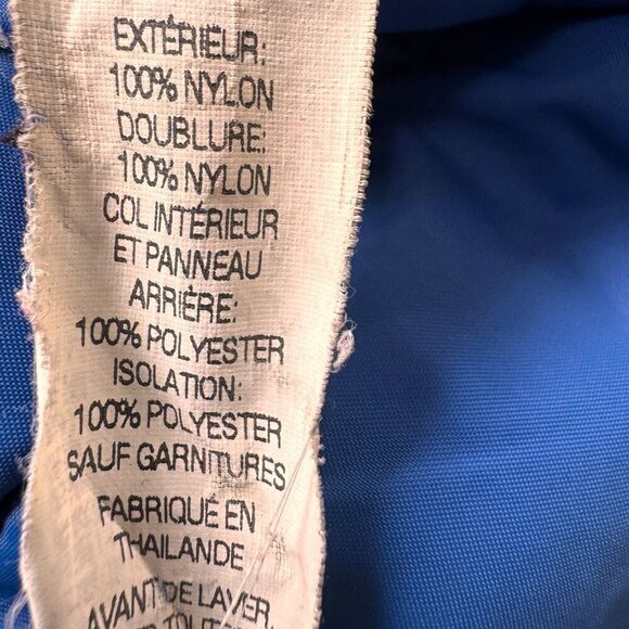 LL Bean Jacket Mens Large Tall Blue Long Sleeve Full Zip Button - Picture 6 of 15